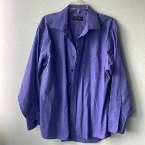 Donald Trump shirt size 17 purple dress shirt
